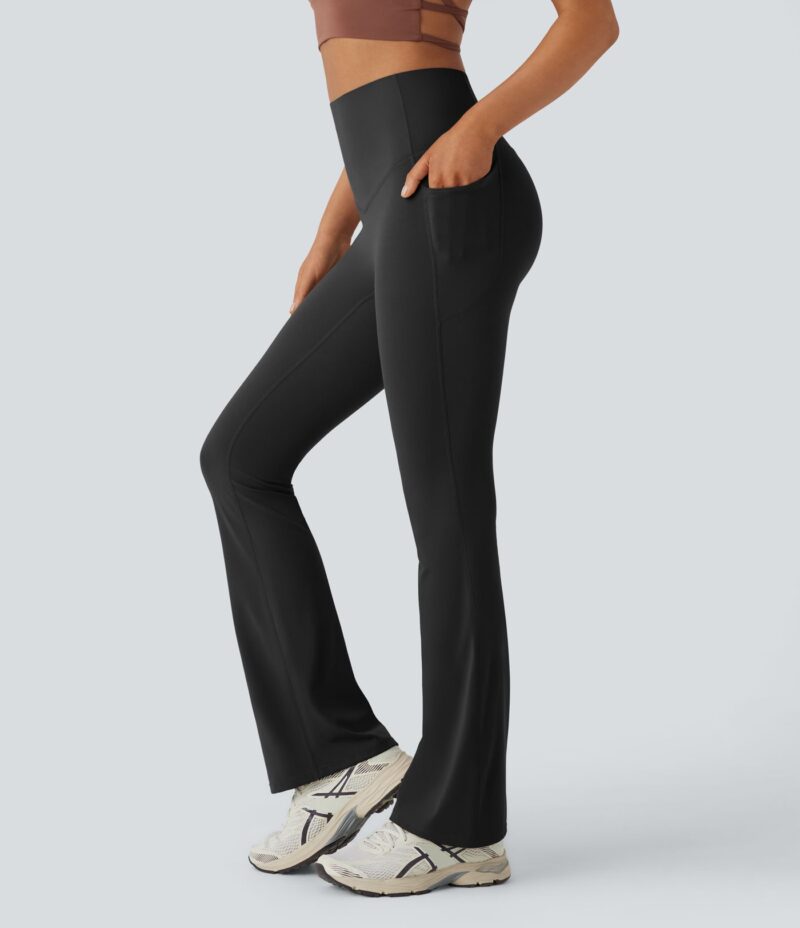Leggings SoCinched UltraSculpt yoga Bootcut tiro alto control abdomen bolsillo lateral moldeador - Image 2