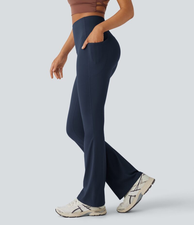 Leggings SoCinched UltraSculpt yoga Bootcut tiro alto control abdomen bolsillo lateral moldeador - Image 3
