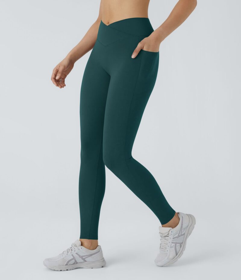 Leggings Patitoff 2.0 yoga bolsillo lateral cruzado tiro alto resistente pelo mascota - Image 3