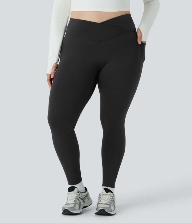 Leggings Patitoff térmico talla grande 7/8 bolsillo lateral cruzado resistente al pelo mascota - Image 3