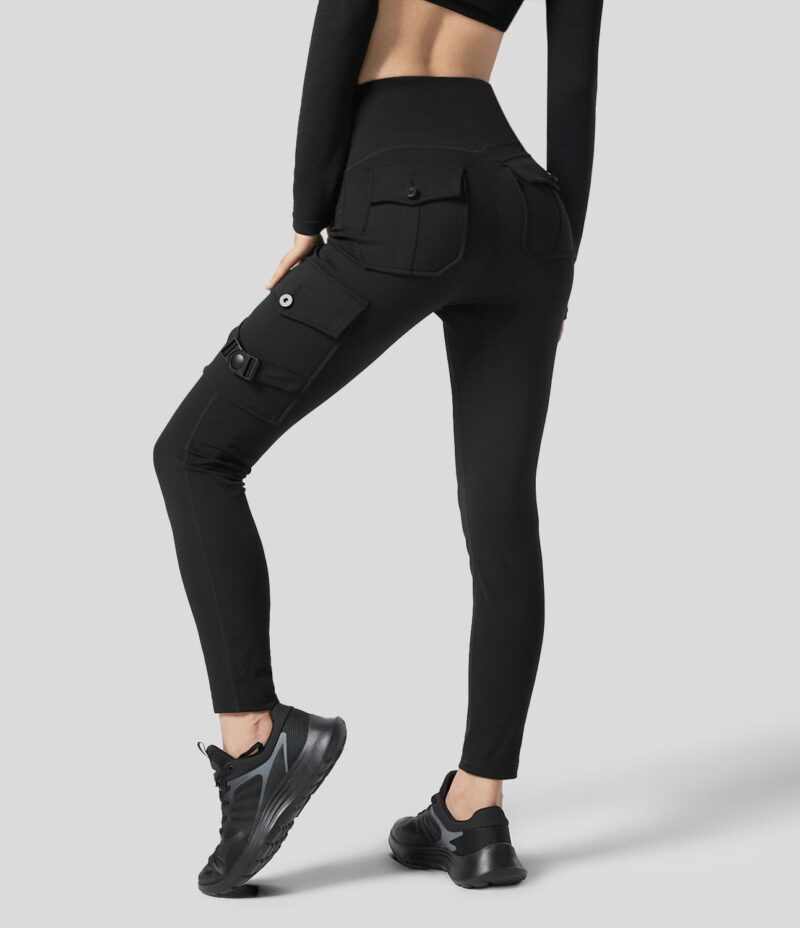 Leggings yoga bolsillo cargo tiro alto 7/8 - Image 2