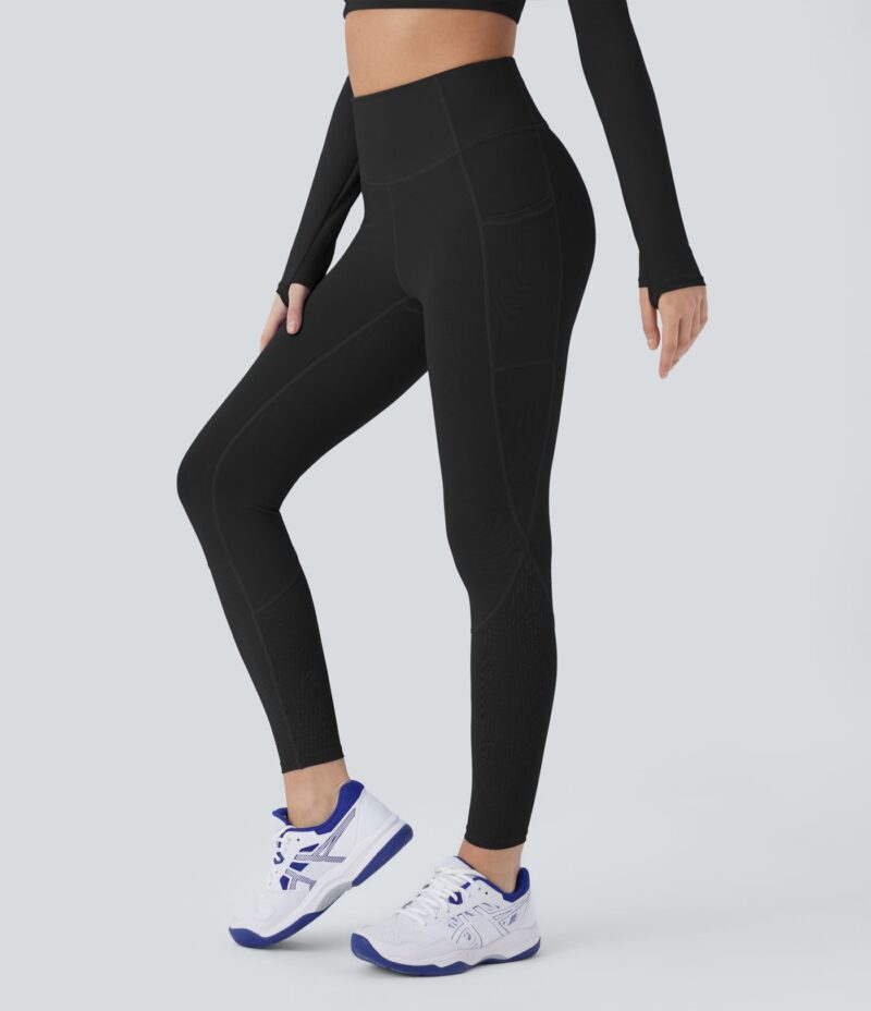 Leggings SoCinched yoga tiro alto control abdomen bolsillo lateral 7/8 UPF50+ - Image 2