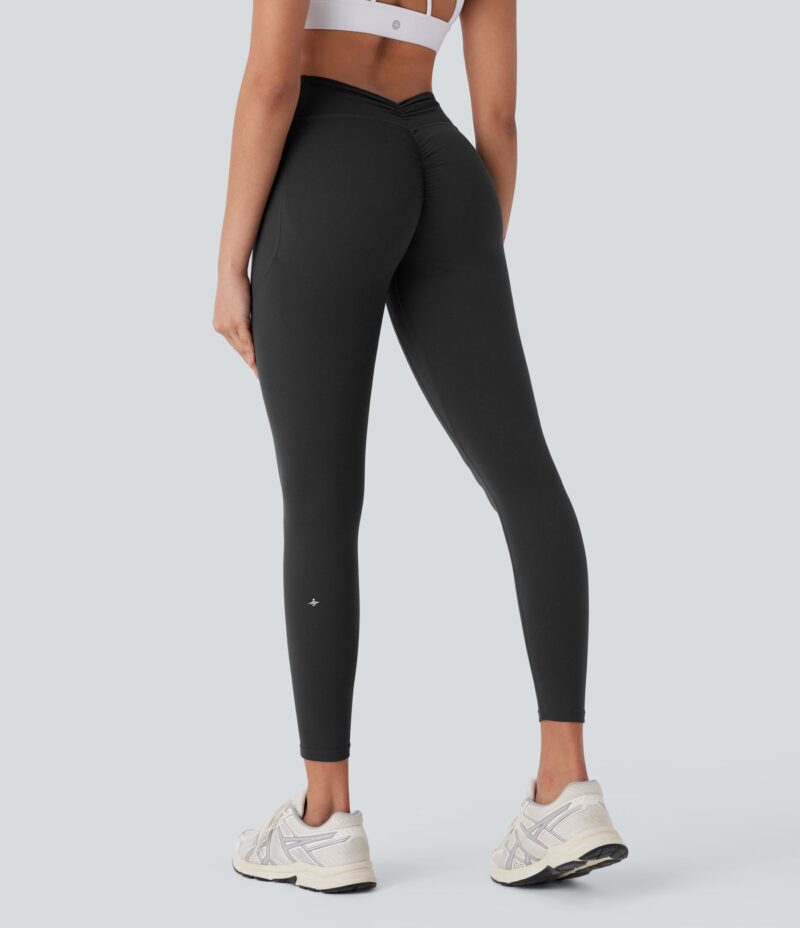 Leggings UltraSculpt SoCinched yoga moldeador tiro alto bolsillo lateral fruncido realce glúteo control abdomen - Image 2