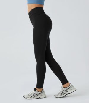 Leggings Softlyzero cruzado bloque color