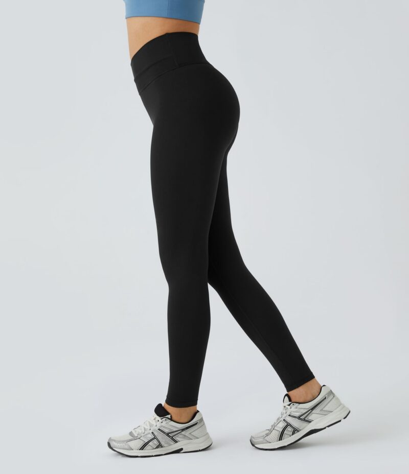 Leggings Softlyzero cruzado bloque color