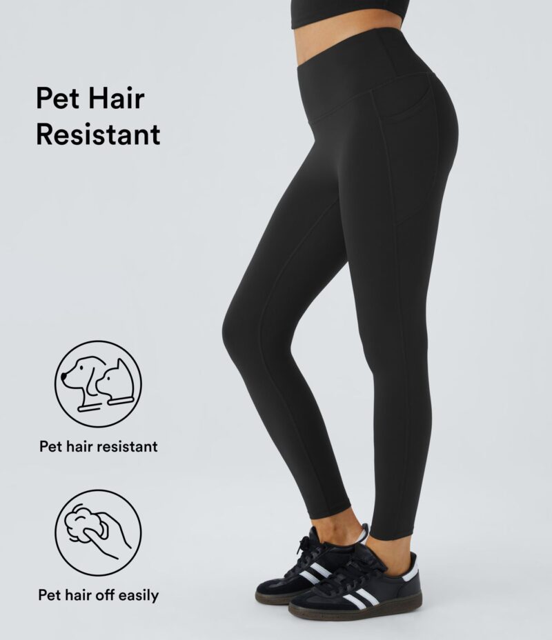 Leggings Patitoff 2.0 yoga bolsillo lateral tiro alto resistente pelo mascota