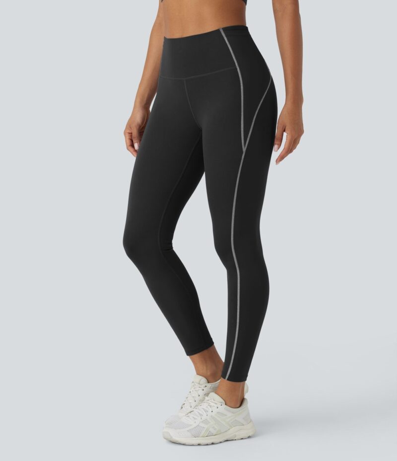 Leggings SpeedWave senderismo secado rápido tiro alto múltiple bolsillo costura reflectante 7/8 - Image 2
