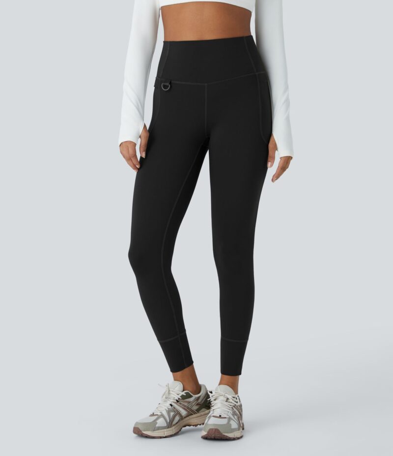 Leggings SoCinched escalada roca 7/8 bolsillo lateral tiro alto control abdomen resistente desgaste - Image 2