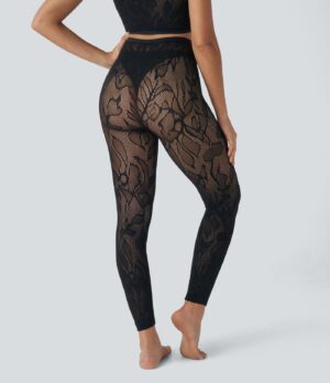 Leggings 7/8 corte tiro alto fluido sin costura
