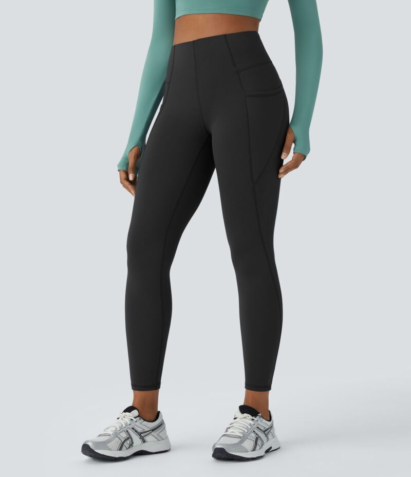 Leggings térmico yoga tiro alto bolsillo lateral - Image 2