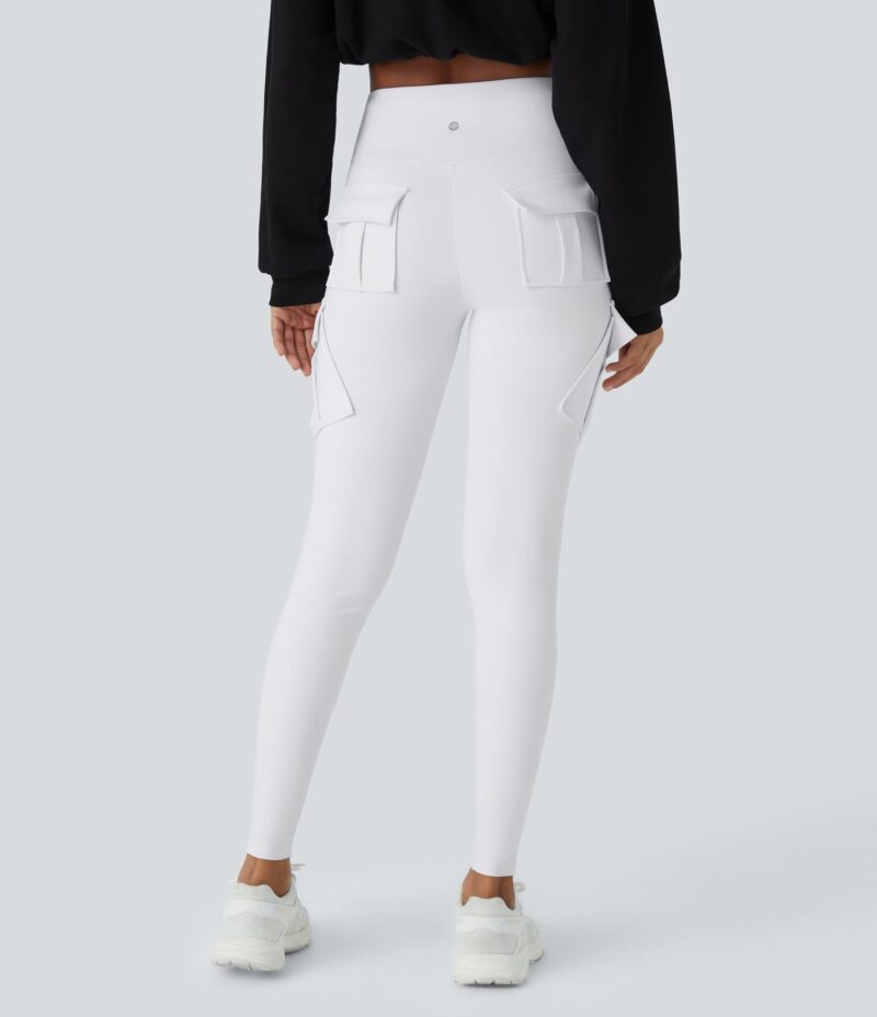 Leggings yoga ajustado bolsillo cargo tiro alto - Image 5