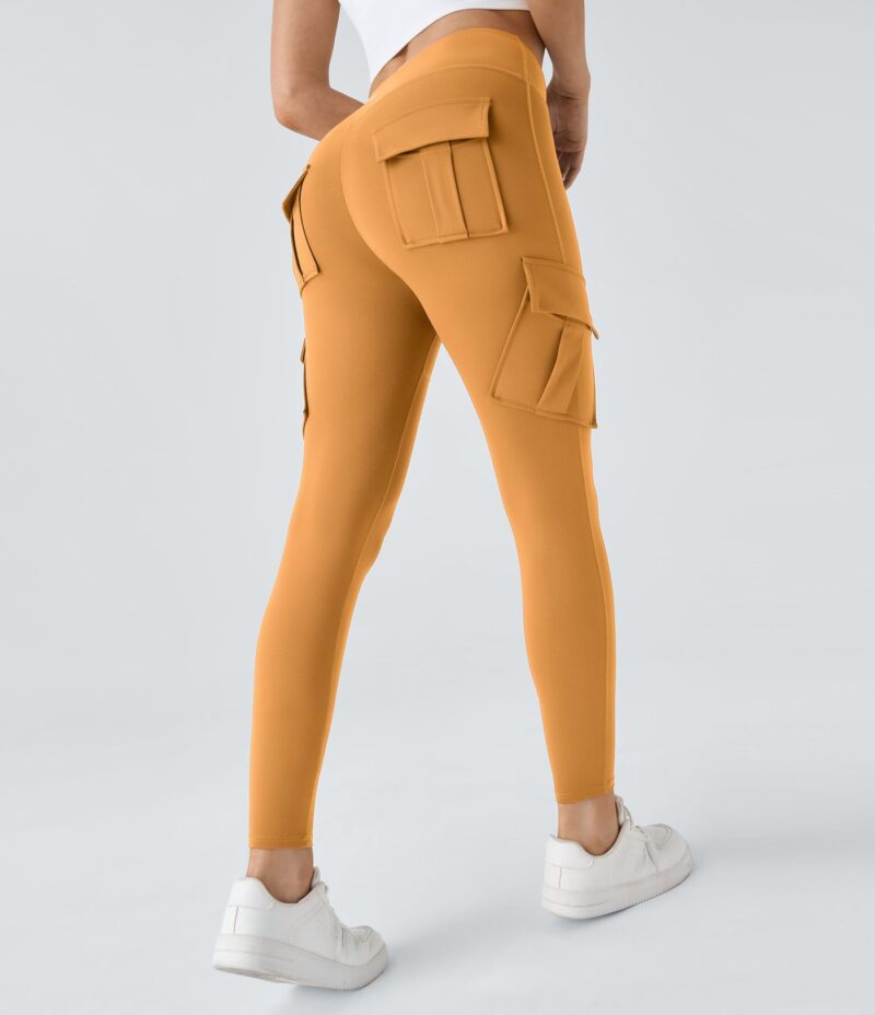 Leggings yoga ajustado bolsillo cargo tiro alto - Image 7
