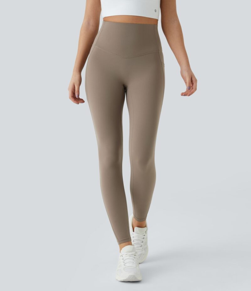 Leggings capri entrenamiento moldeador bolsillo lateral tiro alto - Image 3
