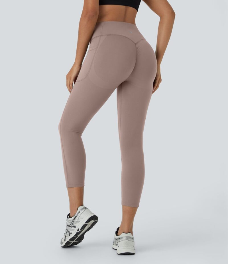 Leggings SoCinched capri tiro alto control abdomen realce glúteo UltraSculpt entrenamiento - Image 3