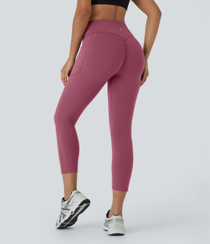 Leggings SoCinched capri tiro alto control abdomen realce glúteo UltraSculpt entrenamiento - Image 4