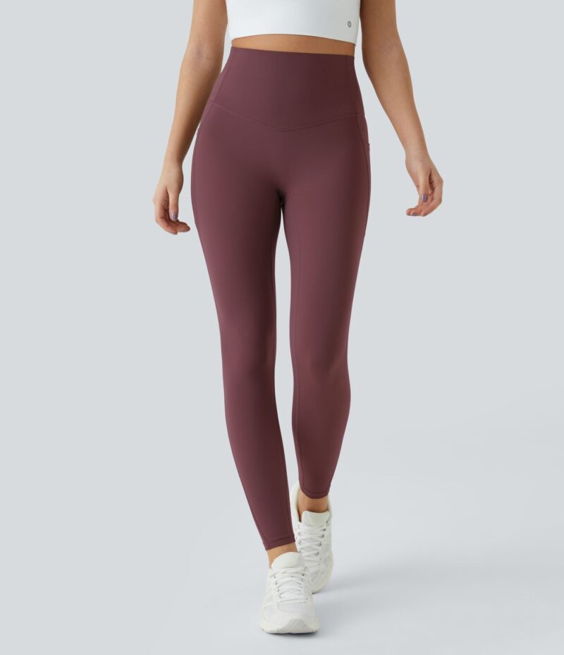 Leggings capri entrenamiento moldeador bolsillo lateral tiro alto - Image 4