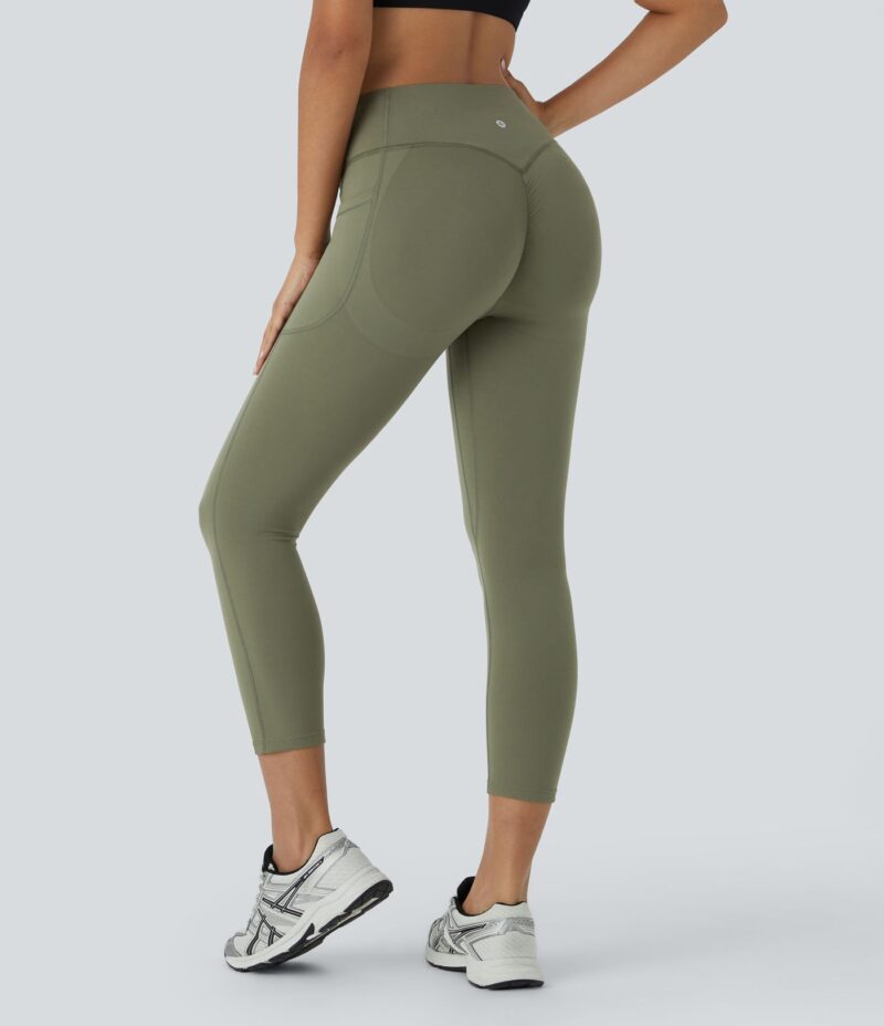 Leggings SoCinched capri tiro alto control abdomen realce glúteo UltraSculpt entrenamiento - Image 5