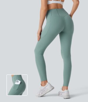 Leggings yoga 7/8 bolsillo lateral tiro alto