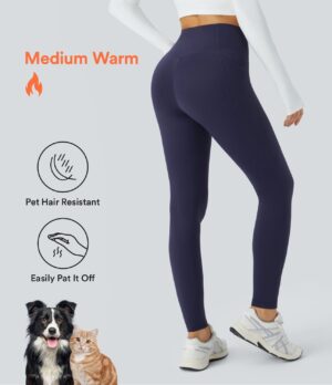Leggings Patitoff térmico bolsillo lateral cruzado resistente pelo mascota