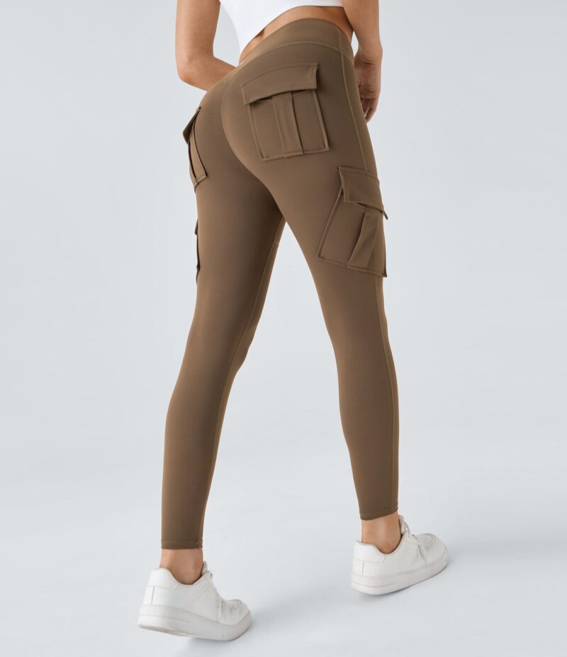 Leggings yoga ajustado bolsillo cargo tiro alto - Image 20