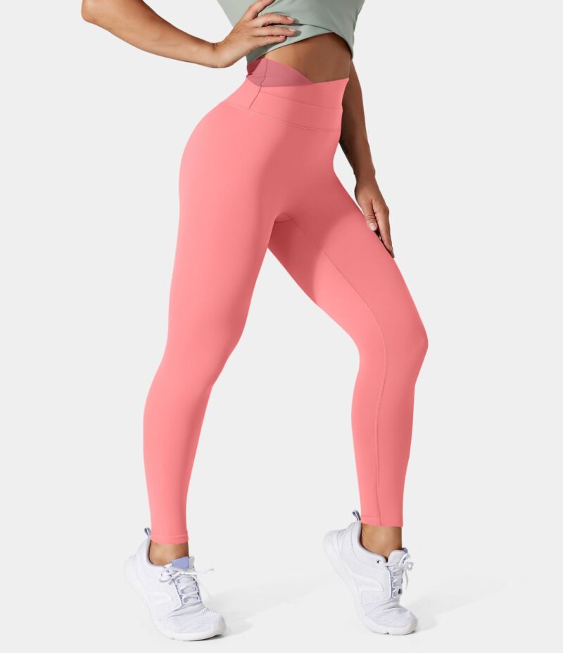 Leggings Softlyzero cruzado bloque color - Image 8