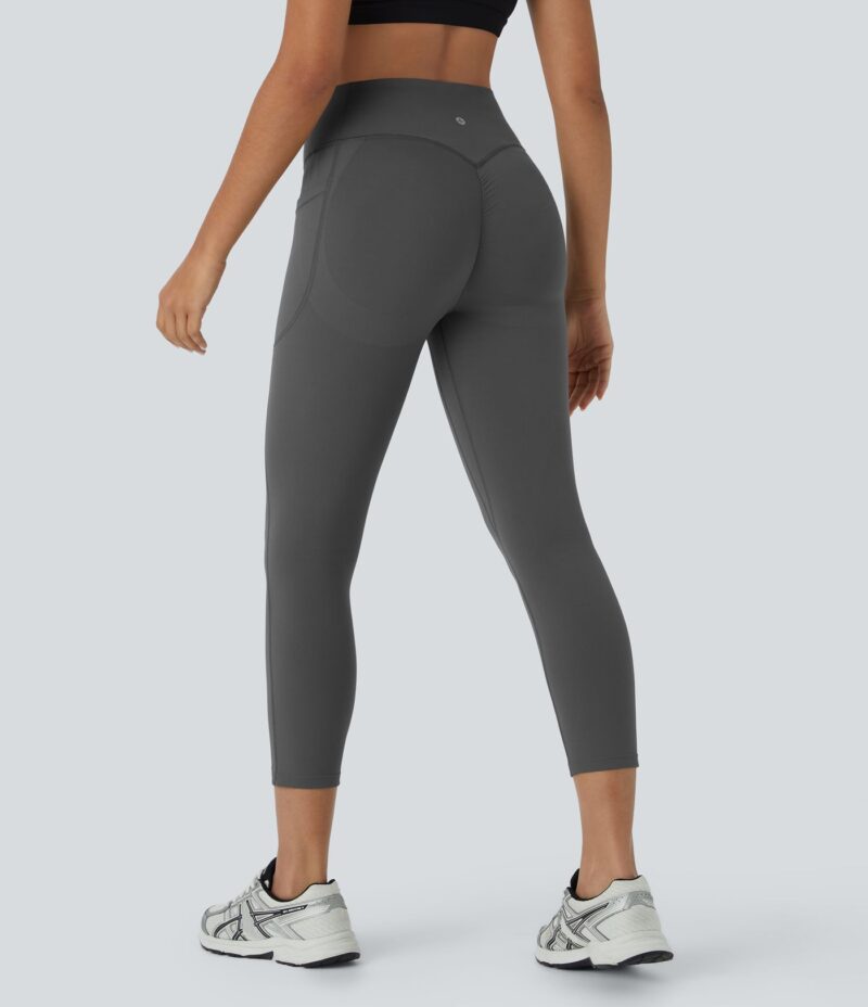Leggings SoCinched capri tiro alto control abdomen realce glúteo UltraSculpt entrenamiento - Image 7