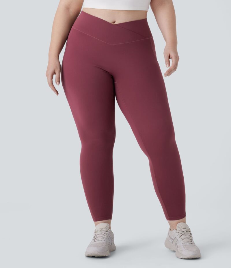 Leggings Patitoff 2.0 yoga bolsillo lateral cruzado tiro alto resistente pelo mascota talla grande - Image 2